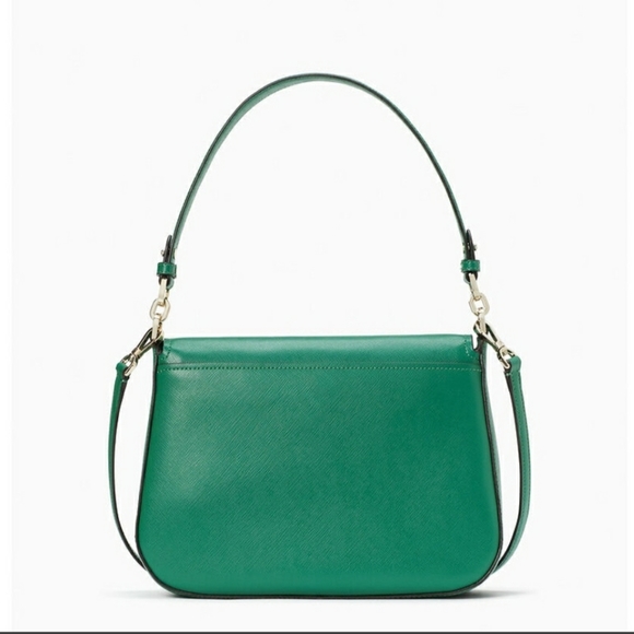 NWT Kate Spade ♠️ Green saffiano leather shoulder bag - Picture 3 of 9